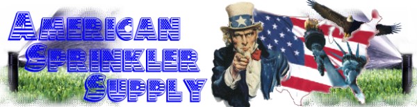 american lawn sprinkler systems parts or supplies 