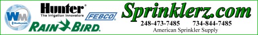 lawn sprinkler supplies